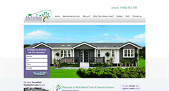 Desktop Screenshot of mcfarlandparkhomes.co.uk